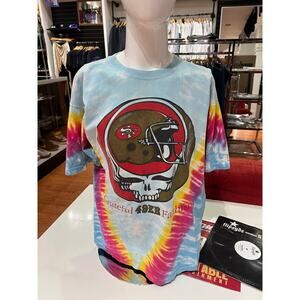90s Vintage Grateful Dead San Francisco 49ers George Kittle Tie Dye Shirt Tee XL